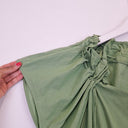 Second-Hand - Veronika Maine Elevated Sage Ruched Top Size 16 - SwapUp