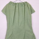Second-Hand - Veronika Maine Elevated Sage Ruched Top Size 16 - SwapUp