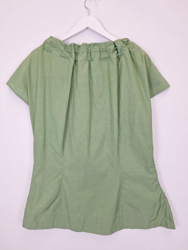 Second-Hand - Veronika Maine Elevated Sage Ruched Top Size 16 - SwapUp