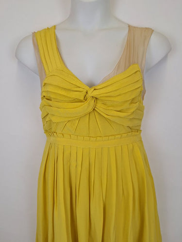Second-Hand - Country Road Romantic Silk Occasion Midi Dress Size 14 - SwapUp