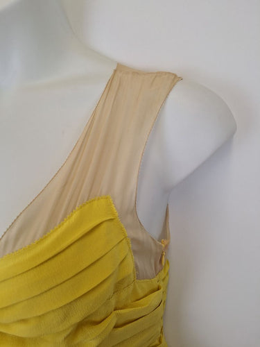 Second-Hand - Country Road Romantic Silk Occasion Midi Dress Size 14 - SwapUp