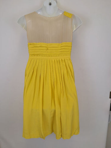 Second-Hand - Country Road Romantic Silk Occasion Midi Dress Size 14 - SwapUp
