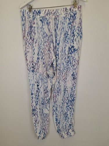 Second-Hand - Witchery Beachy Mottled Elasticated Pants Size 12 - SwapUp