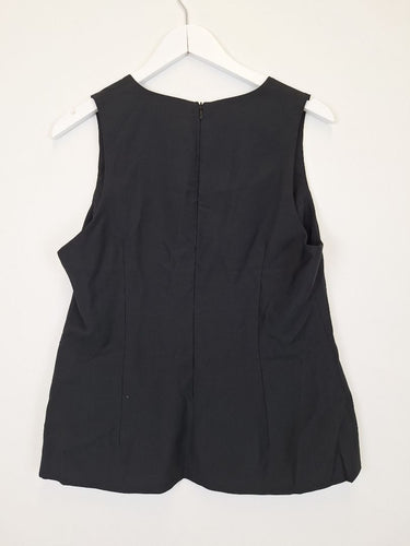 Second-Hand - Viktoria & Woods Classy Fitted Onyx Blouse Size 12 - SwapUp