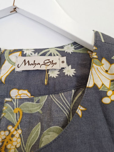 Second-Hand - Maha She Summer Days Cotton Top Size 8 - SwapUp