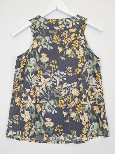 Second-Hand - Maha She Summer Days Cotton Top Size 8 - SwapUp