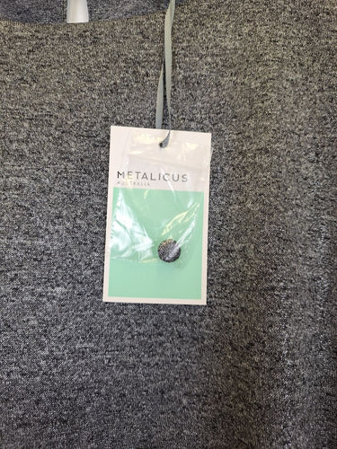 Second-Hand - Metalicus Silver Karen Lurex Tank Top Size S - SwapUp