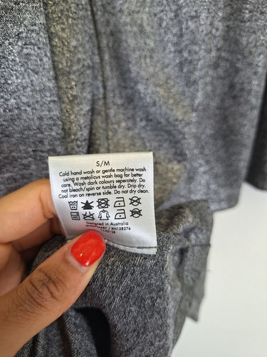 Second-Hand - Metalicus Silver Karen Lurex Tank Top Size S - SwapUp