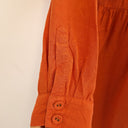 Second-Hand - Auguste Rust Airy Button Up Midi Dress Size 10 - SwapUp