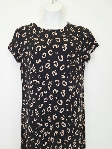Second-Hand - Torrid Cheetah Jersey T-Shirt Dress Size XL - SwapUp