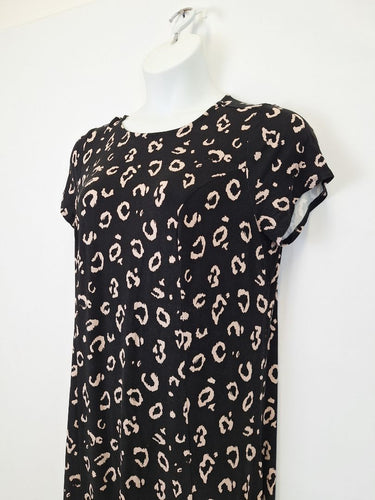 Second-Hand - Torrid Cheetah Jersey T-Shirt Dress Size XL - SwapUp