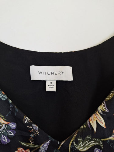 Second-Hand - Witchery Elevated Floral Silk Blend Cami Top Size 8 - SwapUp