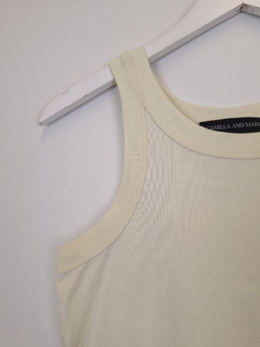 Second-Hand - Camilla and Marc Vanilla Park Tank Top Size 8 - SwapUp