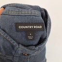 Second-Hand - Country Road Indigo Denim Utility Mini Dress Size 4 - SwapUp