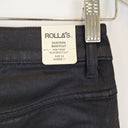 Second-Hand - Rolla's 'Wet Look' Bootcut Jeans Size M - SwapUp