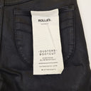 Second-Hand - Rolla's 'Wet Look' Bootcut Jeans Size M - SwapUp