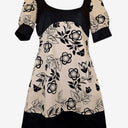 Second-Hand - Review Babydoll Floral Mini Dress Size 10 - SwapUp