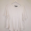 Second-Hand - Willow Tree Airy Frilled Summer Staple Top Size 14 - SwapUp