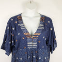 Second-Hand - Lula Soul Bohemian Navy Callie Midi Dress Size XXXL - SwapUp