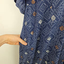 Second-Hand - Lula Soul Bohemian Navy Callie Midi Dress Size XXXL - SwapUp