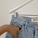 Second-Hand - Agolde Light Wash High Waisted Jeans Size 8 - SwapUp