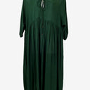 Second-Hand - Assorted Brands Beach Coverup Embroidered Maxi Dress Size OSFA - SwapUp