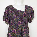 Second-Hand - Something 4 Olivia Pretty Shirred Asymmetric Midi Dress Size 16 - SwapUp