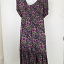 Second-Hand - Something 4 Olivia Pretty Shirred Asymmetric Midi Dress Size 16 - SwapUp