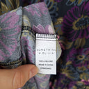 Second-Hand - Something 4 Olivia Pretty Shirred Asymmetric Midi Dress Size 16 - SwapUp