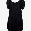 Second-Hand - The Poetic Gypsy Off The Shoulder Tiered Midi Dress Size 16 - SwapUp