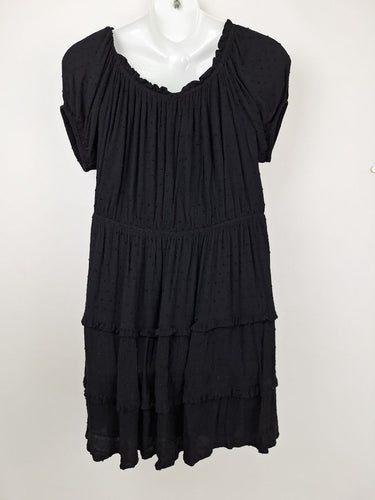 Second-Hand - The Poetic Gypsy Off The Shoulder Tiered Midi Dress Size 16 - SwapUp