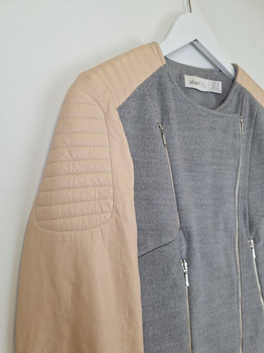 Second-Hand - Alice McCall Asymmetric Biker Style Jacket Size 4 - SwapUp