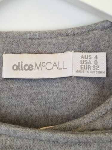 Second-Hand - Alice McCall Asymmetric Biker Style Jacket Size 4 - SwapUp
