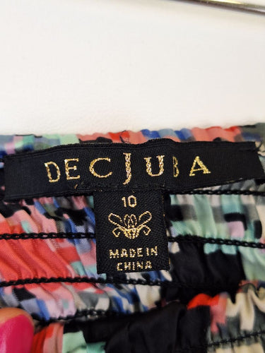 Second-Hand - Decjuba Flirty Pixelated Mini Skirt Size 10 - SwapUp