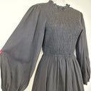Second-Hand - Atmos & Here Light Cotton Blouson Sleeve Mini Dress Size 8 - SwapUp