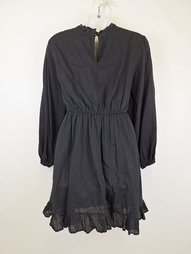 Second-Hand - Atmos & Here Light Cotton Blouson Sleeve Mini Dress Size 8 - SwapUp