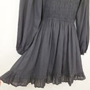 Second-Hand - Atmos & Here Light Cotton Blouson Sleeve Mini Dress Size 8 - SwapUp