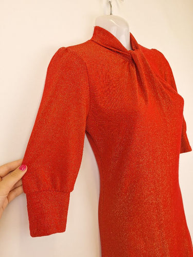 Second-Hand - Assorted Brands Sparkling Draped Stretch Mini Dress Size S - SwapUp