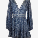 Second-Hand - Sage + Paige Soft Blue Occasion Mini Dress Size 8 - SwapUp