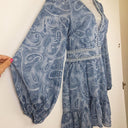 Second-Hand - Sage + Paige Soft Blue Occasion Mini Dress Size 8 - SwapUp