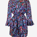 Second-Hand - Karen Walker Statement Silk Event Mini Dress Size 8 - SwapUp