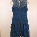 Second-Hand - Review Agean Broderie Gathered Cocktail Mini Dress Size 16 - SwapUp