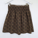 Second-Hand - French Connection Everyday Leopard Mini Skirt Size 8 - SwapUp