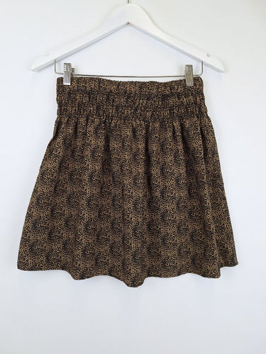 Second-Hand - French Connection Everyday Leopard Mini Skirt Size 8 - SwapUp