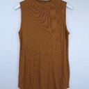 Second-Hand - The Fifth Label Deep Caramel Sleeveless Draped Top Size XS - SwapUp