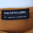 Second-Hand - The Fifth Label Deep Caramel Sleeveless Draped Top Size XS - SwapUp
