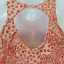 Second-Hand - Seed Frilly Cherry Blossom Cutout Mini Dress Size 6 - SwapUp