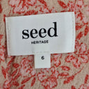 Second-Hand - Seed Frilly Cherry Blossom Cutout Mini Dress Size 6 - SwapUp