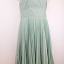 Second-Hand - Oroton Seafoam Pleated Summer Midi Dress Size 12 - SwapUp