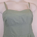 Second-Hand - Oroton Seafoam Pleated Summer Midi Dress Size 12 - SwapUp